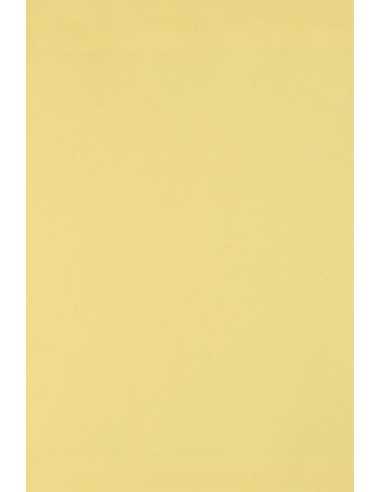 Papier ozdobny gładki kolorowy Burano 250g Giallo B07 jasny żółty pak. 10SRA3