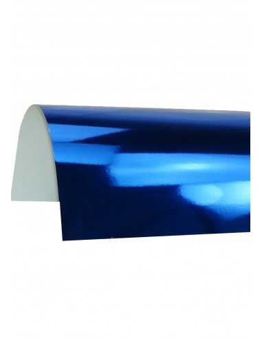 Papier ozdobny kolorowy jednostronnie lustrzany Mirror 270g Lustro Blue niebieski pak. 10A4