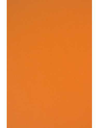 Papier ozdobny gładki kolorowy Rainbow 230g R24 pomarańczowy pak. 10A5