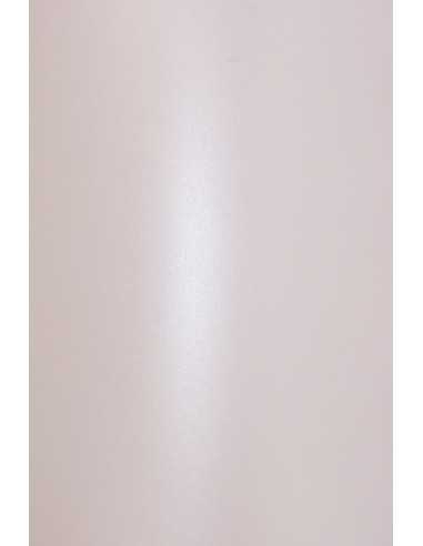 Papier ozdobny metalizowany perłowy Aster Metallic 250g Candy Pink różowy pak. 10A5