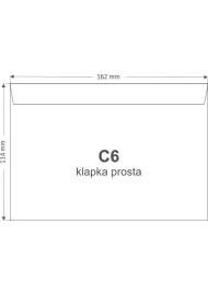 Koperta ozdobna gładka kolorowa C6 11,4x16,2 HK Burano Camoscio kremowa 90g