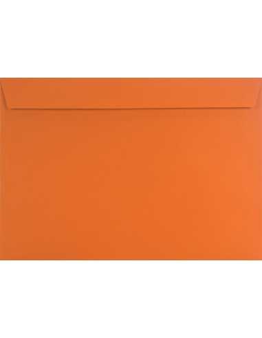 Koperta ozdobna gładka kolorowa C4 22,9x32,4 HK Design pomarańczowa 120g
