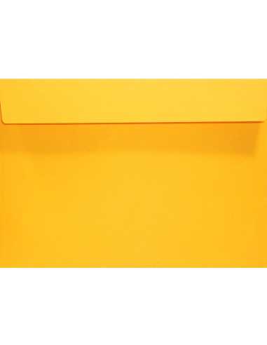 Koperta ozdobna gładka kolorowa C5 16,2x22,9 HK Design żółta 120g