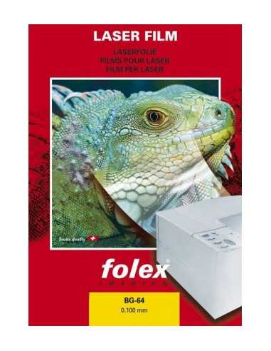 FOLEX FOLAPROOF LASER FILM F Folia przezroczysta dwustronnie matowa do drukarek laserowych pak 100A3