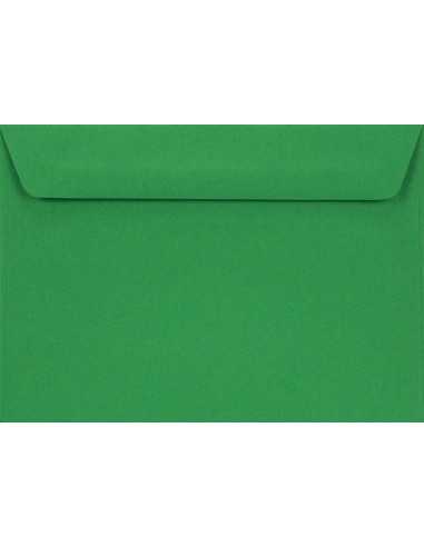 Koperta ozdobna gładka kolorowa C6 11,4x16,2 HK Design zielona 120g