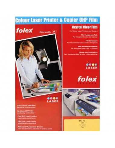FOLEX BG-72 Folia przezroczysta do kolorowych drukarek laserowych pak. 50A3