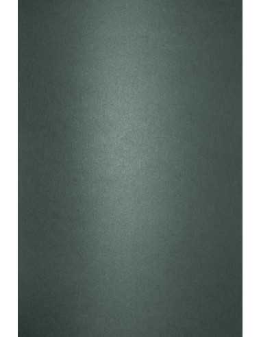 Papier ozdobny gładki kolorowy Sirio Color 210g Royal Green ciemny zielony pak. 25A4