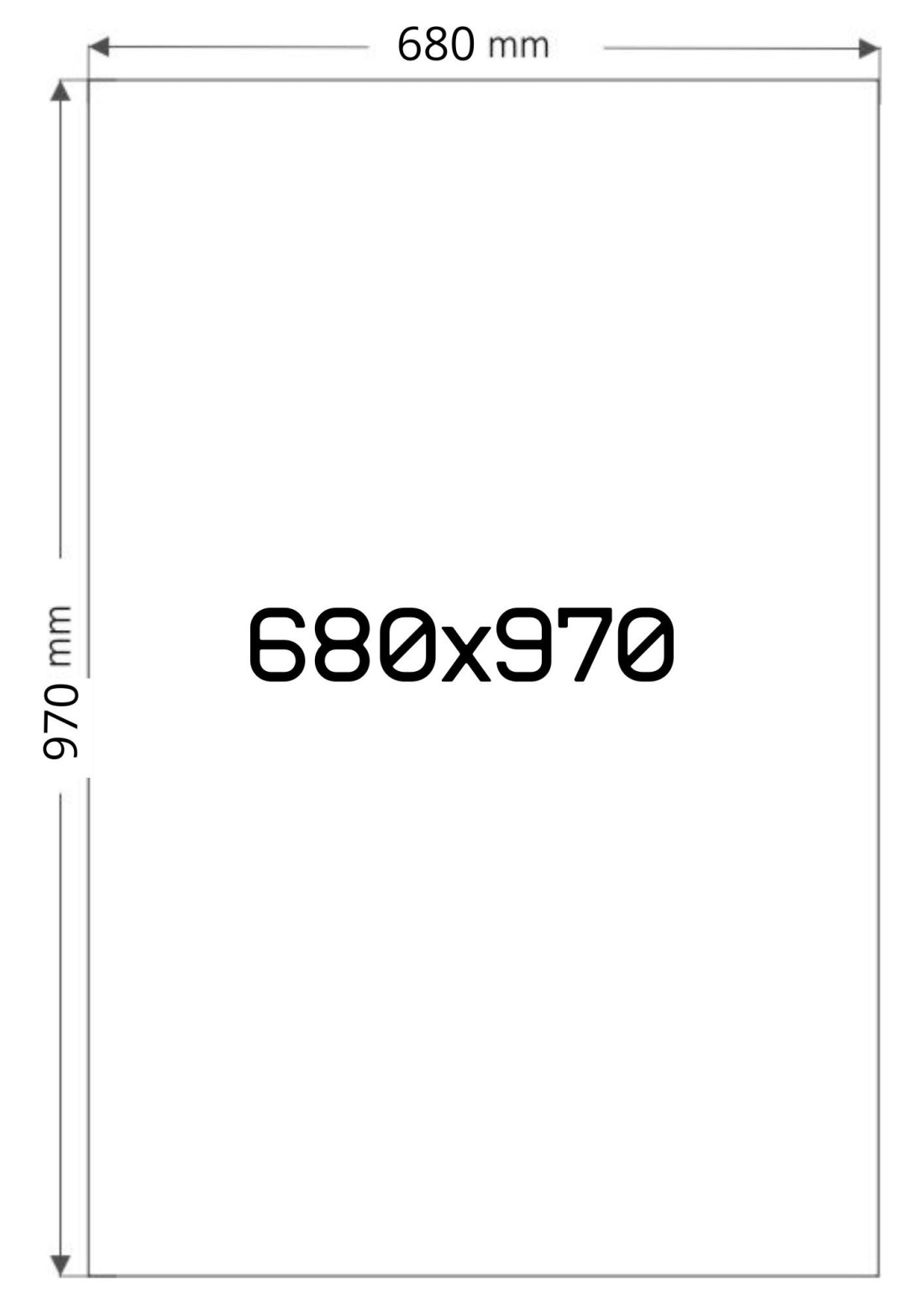 Papier Mirror 260g Silver / czarny B63 68x97 R100 Papier Mirror 260g Silver / czarny B63 68x97 R100