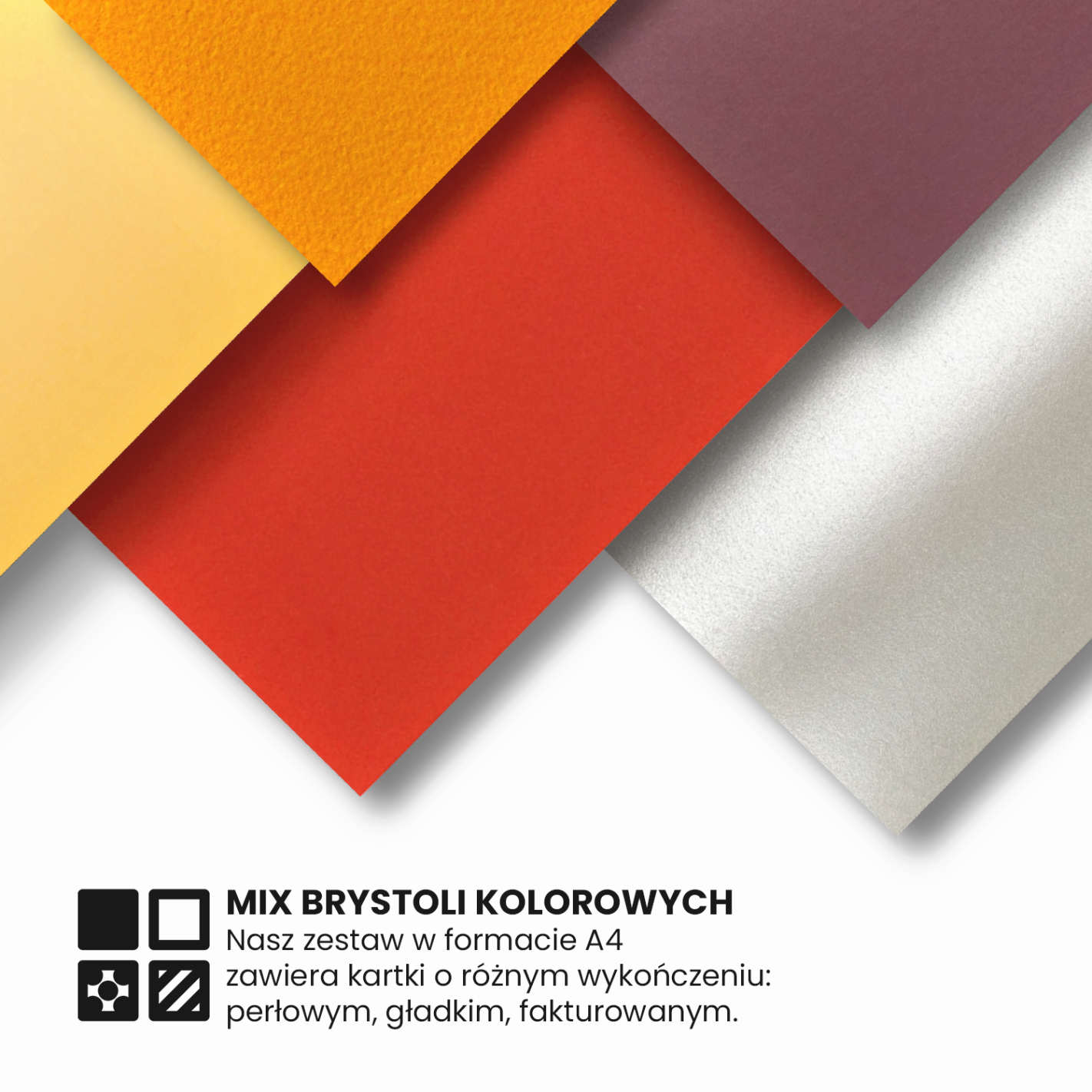 Zestaw brystoli kolorowych Jesień pak. 25A4 Zestaw brystoli kolorowych Jesień pak. 25A4