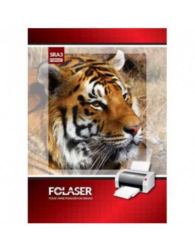 FOLASER MAT WO Folia samoprzylepna biała matowa do drukarek laserowych pak. 50SRA3