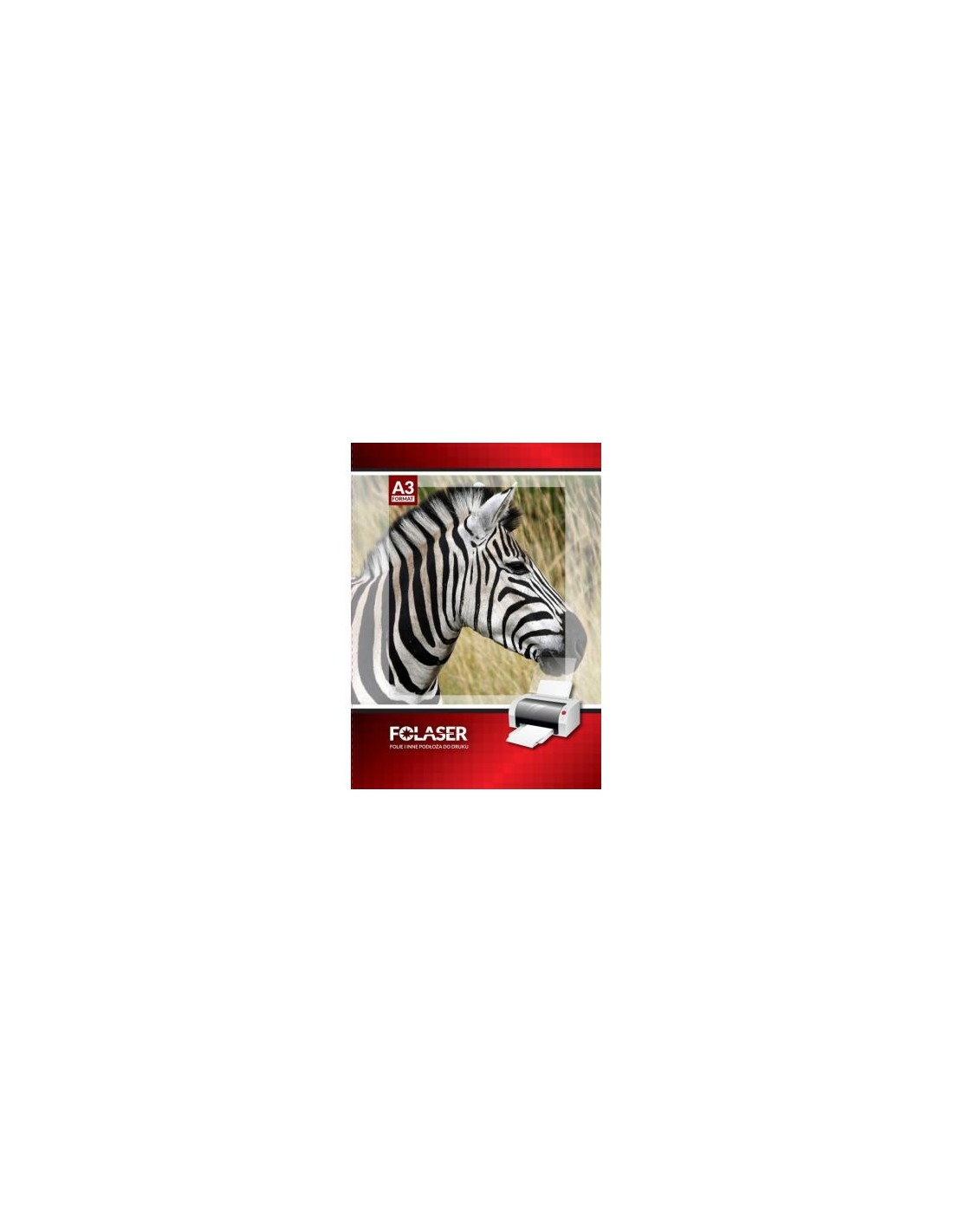FOLASER B CL Folia samoprzylepna przezroczysta błyszcząca do drukarek laserowych pak. 50A3 FOLASER B CL Folia samoprzylepna przezroczysta błyszcząca do drukarek laserowych pak. 50A3