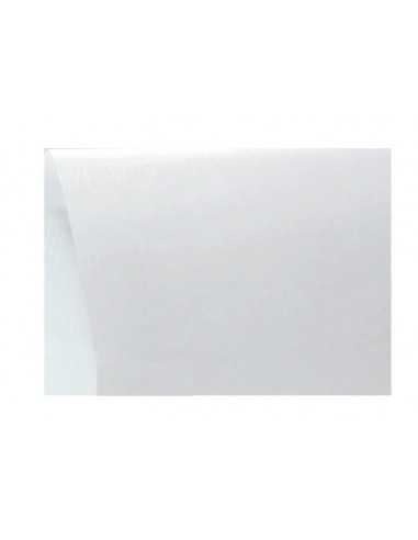 Papier ozdobny fakturowany przezroczysty Kristall Prago 35g Płótno White biały 70x100 R250