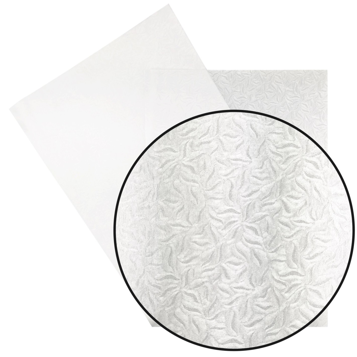 Papier ozdobny fakturowany przezroczysty Kristall Prago 35g Listki White 70x100 R250 Papier ozdobny fakturowany przezroczysty Kristall Prago 35g Listki White 70x100 R250