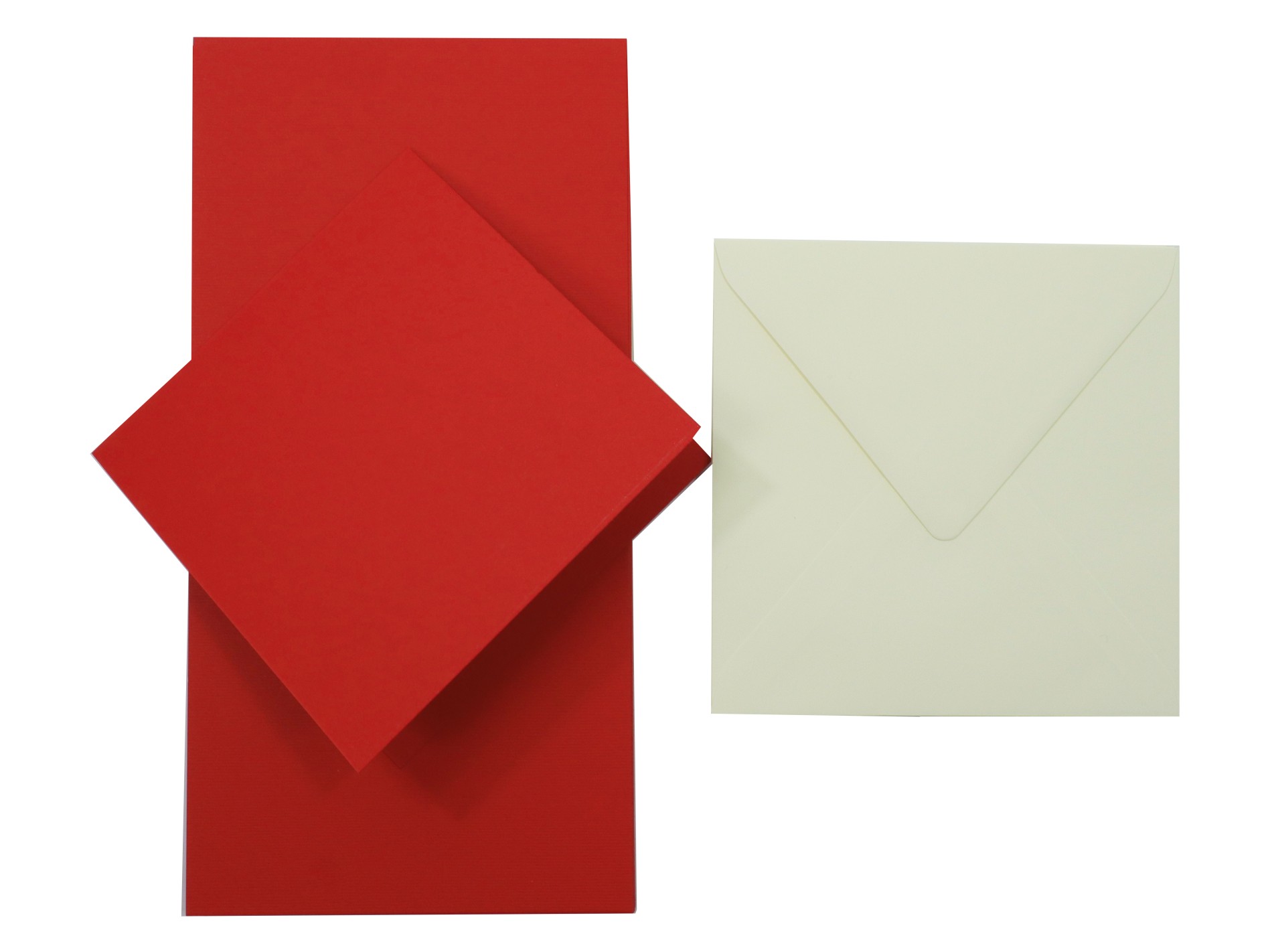 Zestaw Nettuno 280g Rosso Fuocco czerwony big. + koperta K4 Munken ecru 25szt.