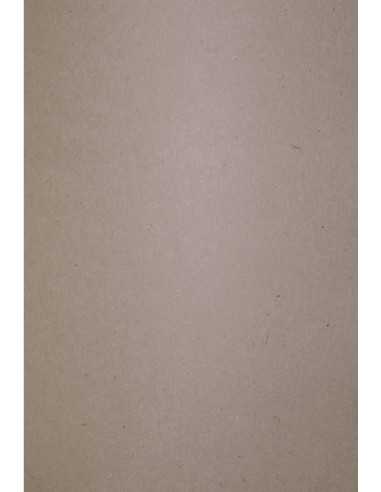 Papier ozdobny gładki kolorowy ekologiczny z wtrąceniami Flora 240g Crusca jasny brązowy 72x102 R125