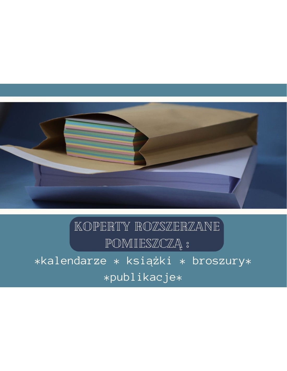 Koperta rozszerzana E4 HK biała 20szt. Koperta rozszerzana E4 HK biała 20szt.