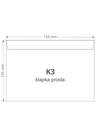 Koperta ozdobna gładka K3 10,5x15,5 NK Lessebo Ivory ecru 100g