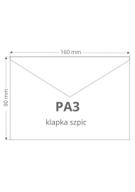 Koperta ozdobna gładka PA3 9x16 NK Lessebo Ivory ecru 100g