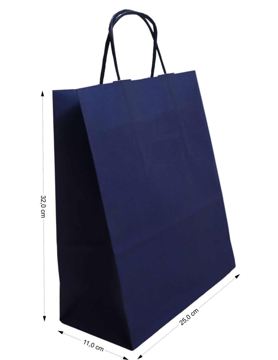 Torba Kraft granatowa 250x110x320mm 200szt. Torba Kraft granatowa 250x110x320mm 200szt.