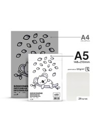 Szkicownik WeBa Collection 120g biały 25ark. A5