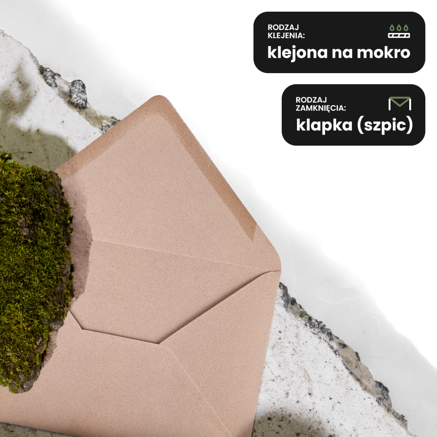 Koperta ozdobna gładka kolorowa ekologiczna B6 NK Crush Lavander granatowa 120g Koperta ozdobna gładka kolorowa ekologiczna B6 NK Crush Lavander granatowa 120g