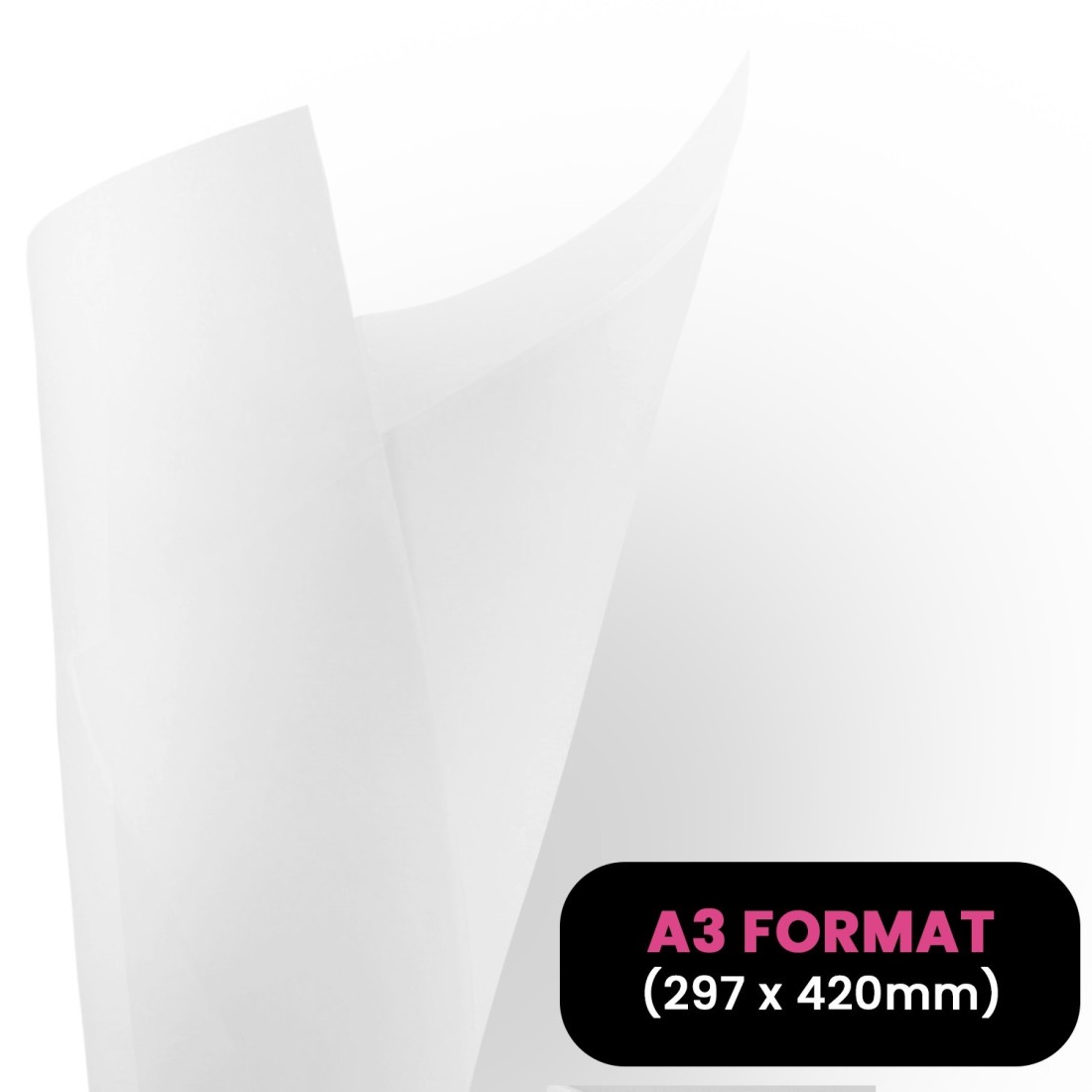 Papier ozdobny gładki przezroczysty kalka Golden Star 160g Extra White biały pak. 10A3 Papier ozdobny gładki przezroczysty kalka Golden Star 160g Extra White biały pak. 10A3