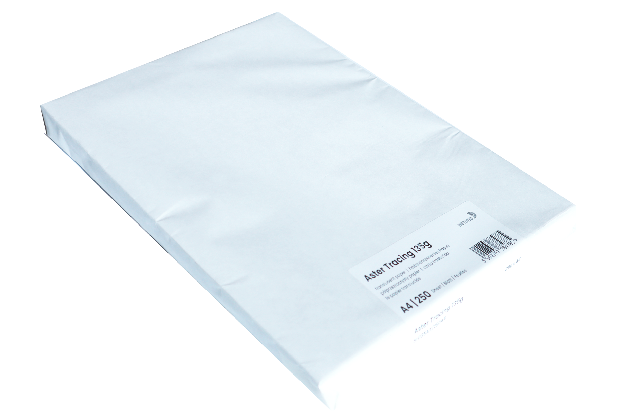 Papier Aster Tracing 135g kalka biała półprzezroczysta transparentna 250A4 Papier Aster Tracing 135g kalka biała półprzezroczysta transparentna 250A4