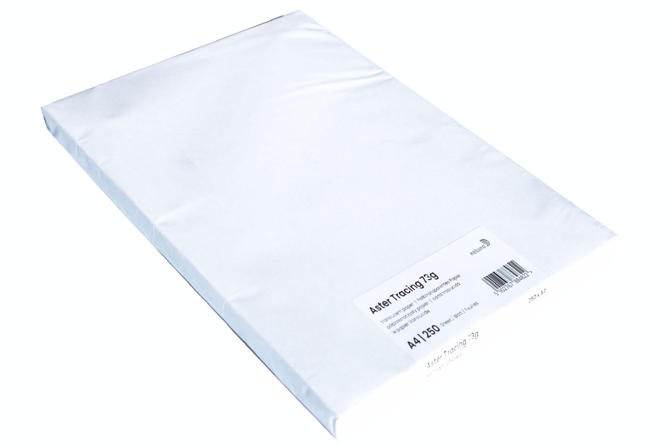 Papier Aster Tracing 73g kalka biała półprzezroczysta transparentna 250A4 Papier Aster Tracing 73g kalka biała półprzezroczysta transparentna 250A4