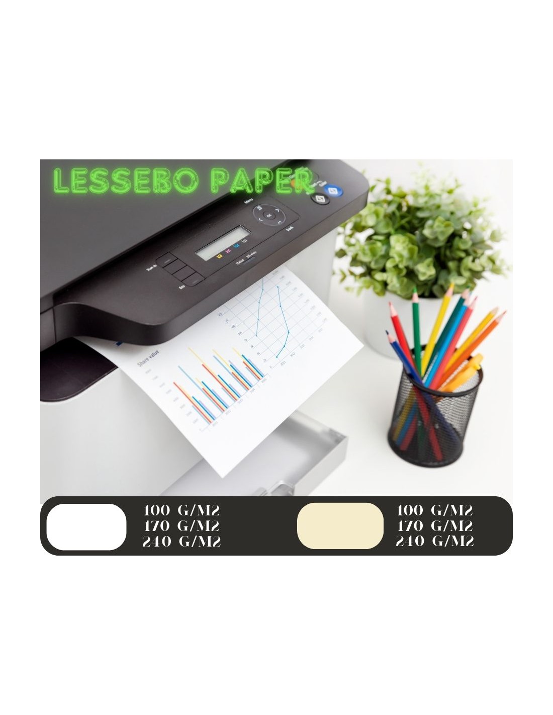 Papier Lessebo 100g Ivory ecru pak. 20A5 Papier Lessebo 100g Ivory ecru pak. 20A5
