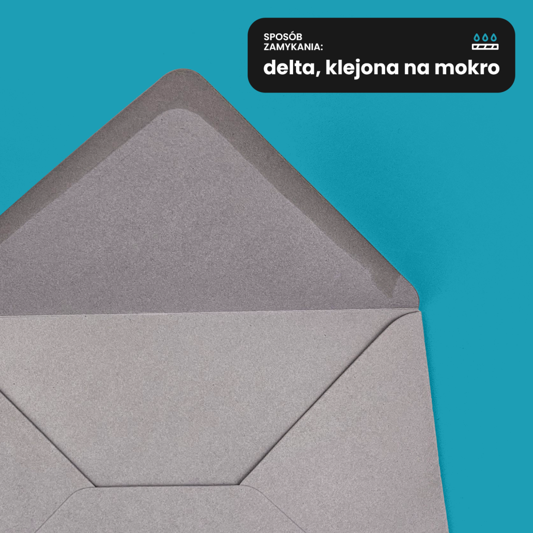 Koperta B6 NK ozdobna gładka kolorowa Malmero Schiste szara 120g Koperta B6 NK ozdobna gładka kolorowa Malmero Schiste szara 120g