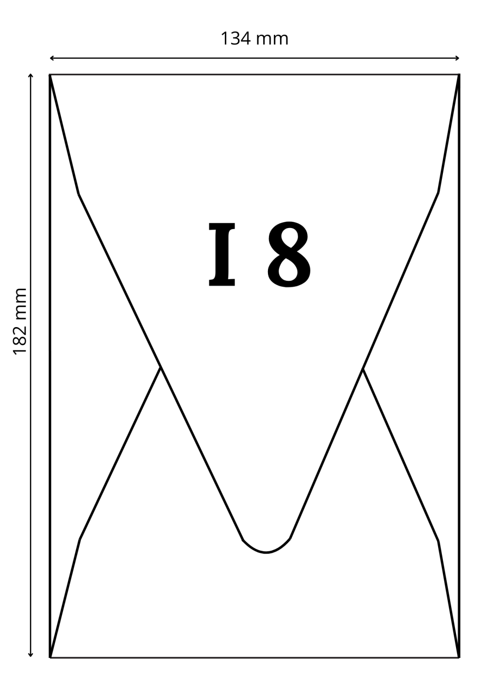 Koperta ozdobna gładka kolorowa I8 18,2x13,4 NK Malmero Noir czarna delta 120g Koperta ozdobna gładka kolorowa I8 18,2x13,4 NK Malmero Noir czarna delta 120g