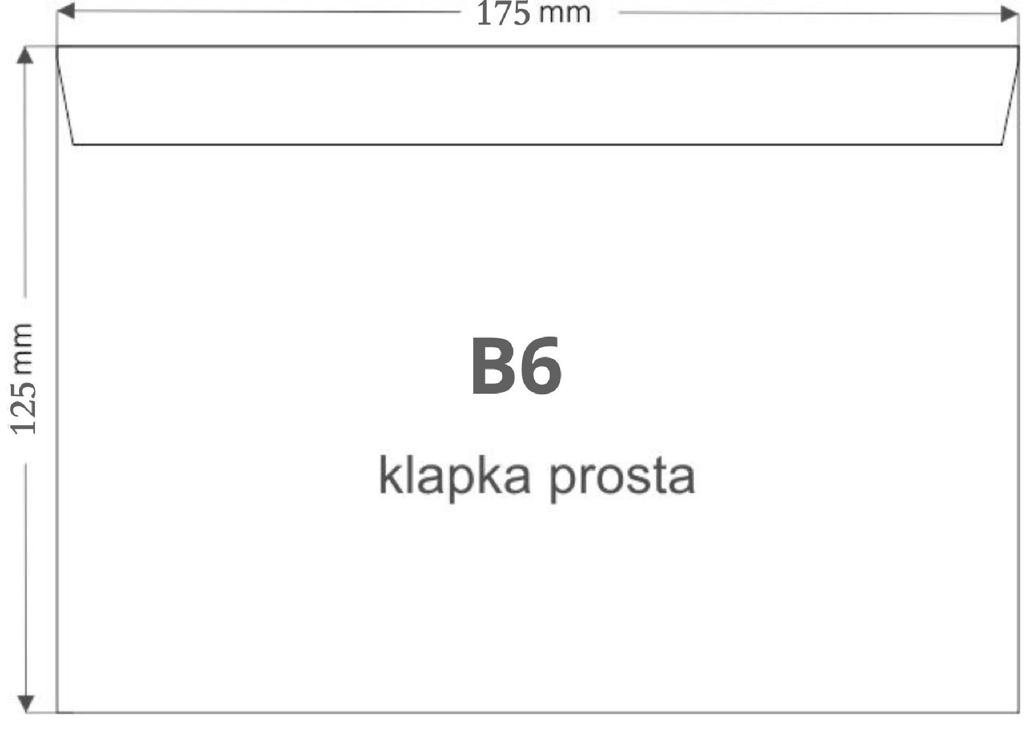 Koperta ozdobna gładka biała B6 HK z nadrukiem świątecznym - skrzat 100g Koperta ozdobna gładka biała B6 HK z nadrukiem świątecznym - skrzat 100g