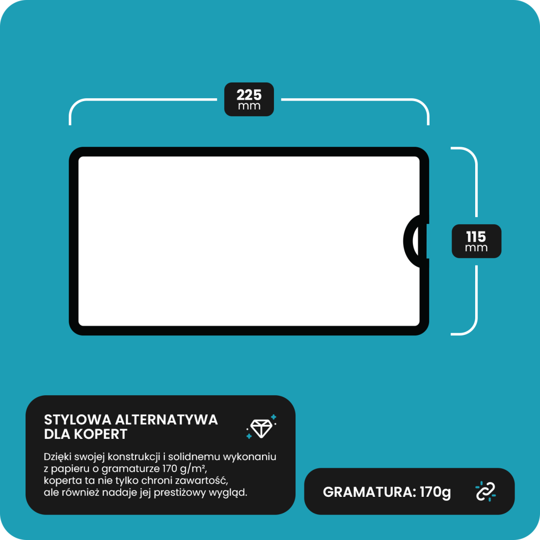 Koperta ozdobna gładka kolorowa na voucher DL 11,5x22,5 ETUI wsuwka Sirio Color Foglia ciemnozielona 170g Koperta ozdobna gładka kolorowa na voucher DL 11,5x22,5 ETUI wsuwka Sirio Color Foglia ciemnozielona 170g