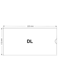 Koperta ozdobna gładka kolorowa na voucher DL 11,5x22,5 ETUI wsuwka Sirio Color Cherry bordowa 170g