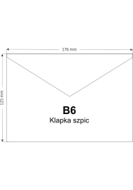 Koperta ozdobna gładka B6 12,5x17,5 NK Arena Ivory kremowa 120g