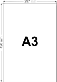 Papier Aster Tracing 112g kalka biała półprzezroczysta transparentna pak. 10A5