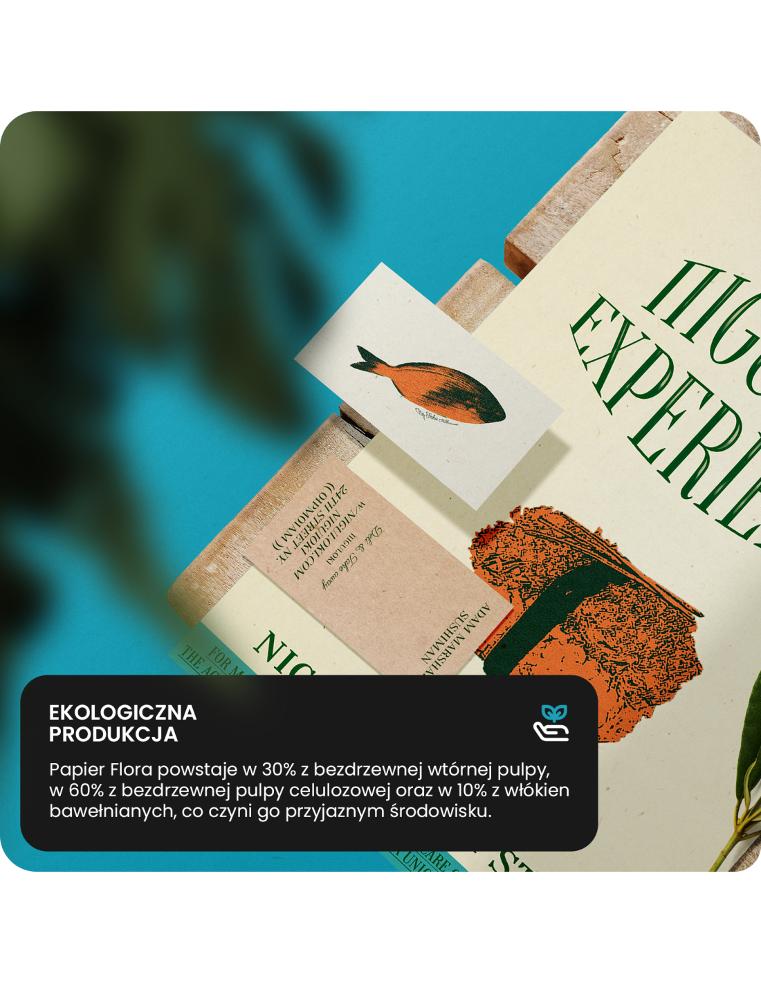 Papier ekologiczny ozdobny Flora 350g Tabacco pak. 10A4 Papier ekologiczny ozdobny Flora 350g Tabacco pak. 10A4
