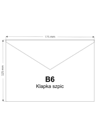 Koperta ozdobna gładka kolorowa B6 12,5x17,5 NK Sirio Color Celeste jasna niebieska delta 115g