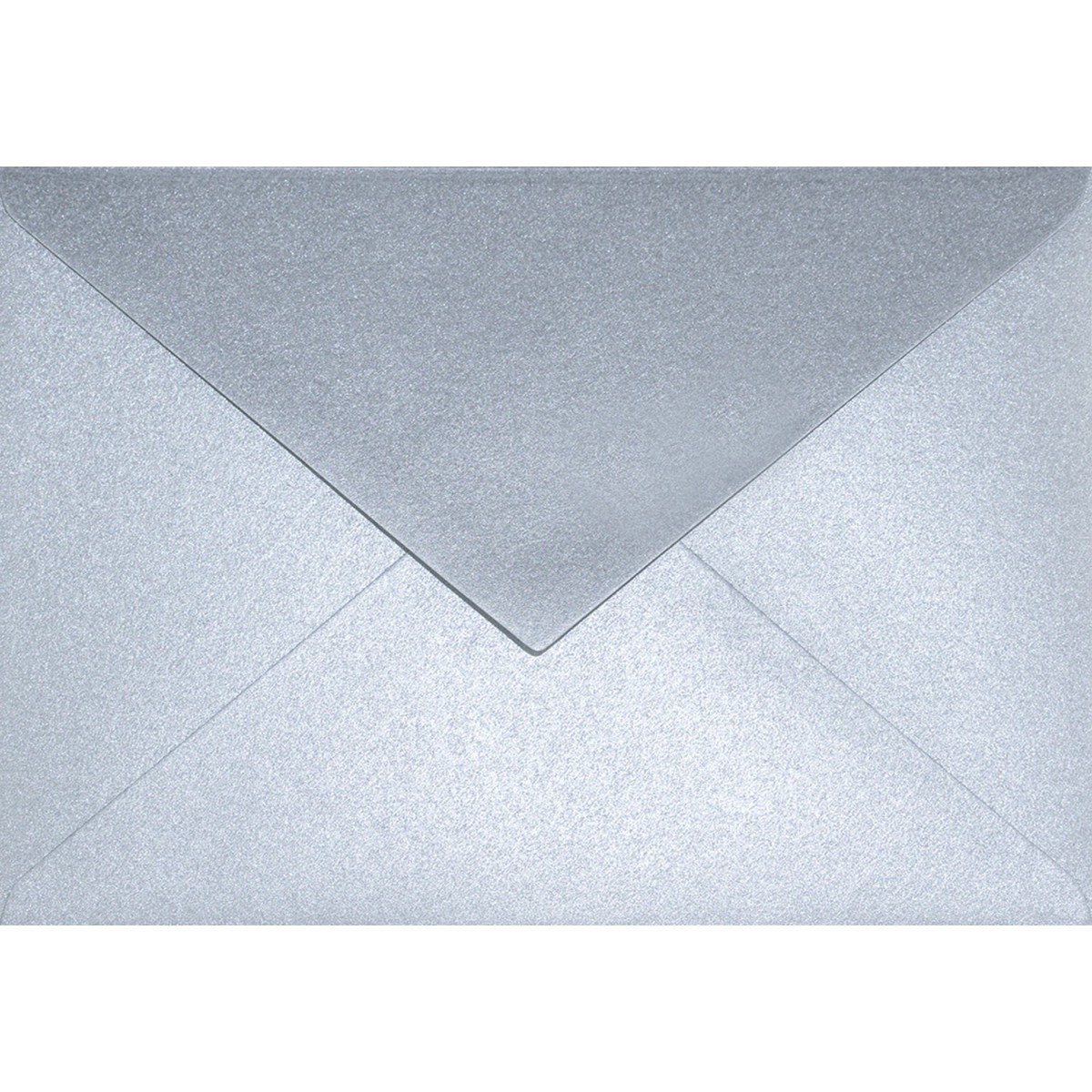 Koperta ozdobna perłowa metalizowana C6 11,4x16,2 NK Aster Metallic Silver srebrna 120g
