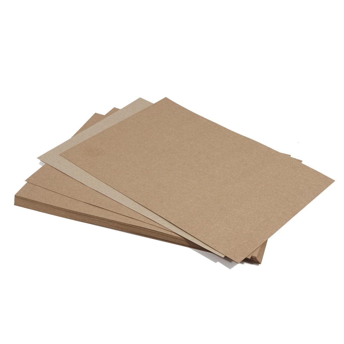 Papier ozdobny gładki ekologiczny Kraft EKO 300g brązowy pak. 20A4