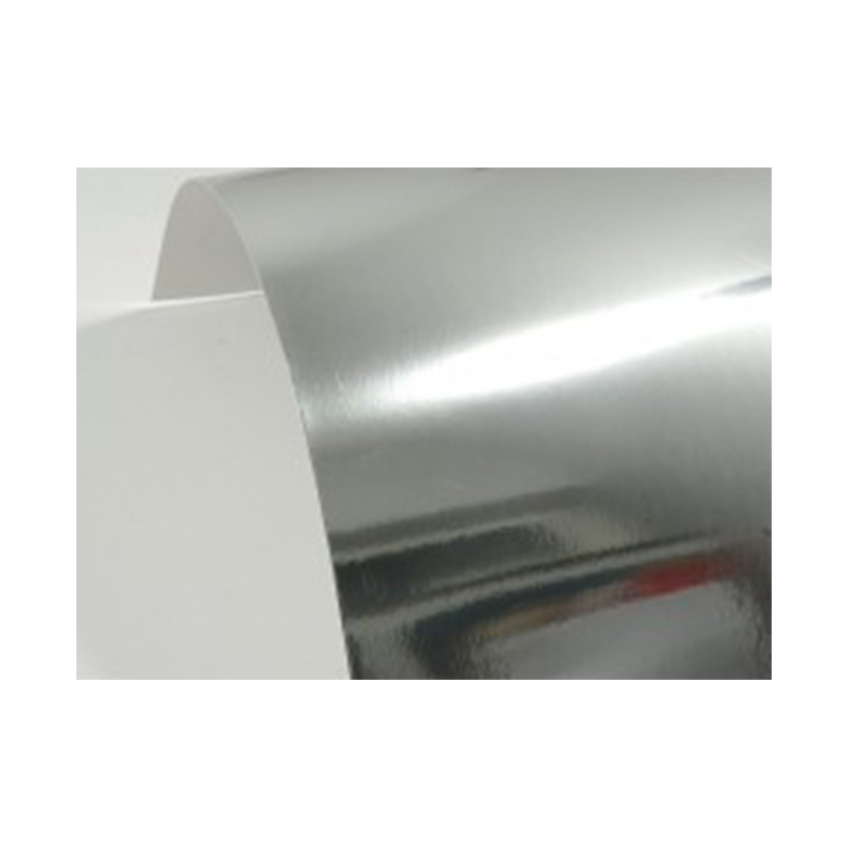 Papier ozdobny kolorowy jednostronnie lustrzany Mirror 225g Lustro Silver srebrny pak. 10A4