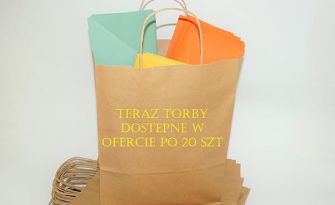 Torby papierowe w ofercie detalicznej