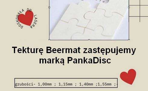 Tekturę Beermat zastępujemy marką PankaDisc