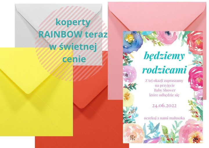 W czerwcu kolekcja kopert Rainbow