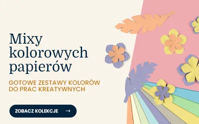 Mixy kolorowych papierów