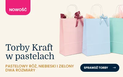 Torby Kraft w pastelach